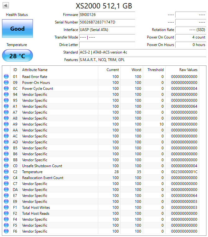 Externý SSD Kingston XS2000 500GB - 2