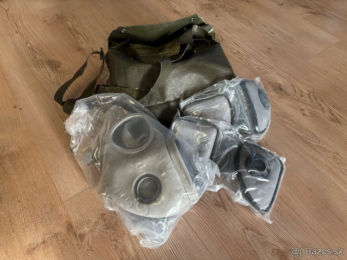Vojenská plynová maska ČSĽA, M10M, originál, nová - 2