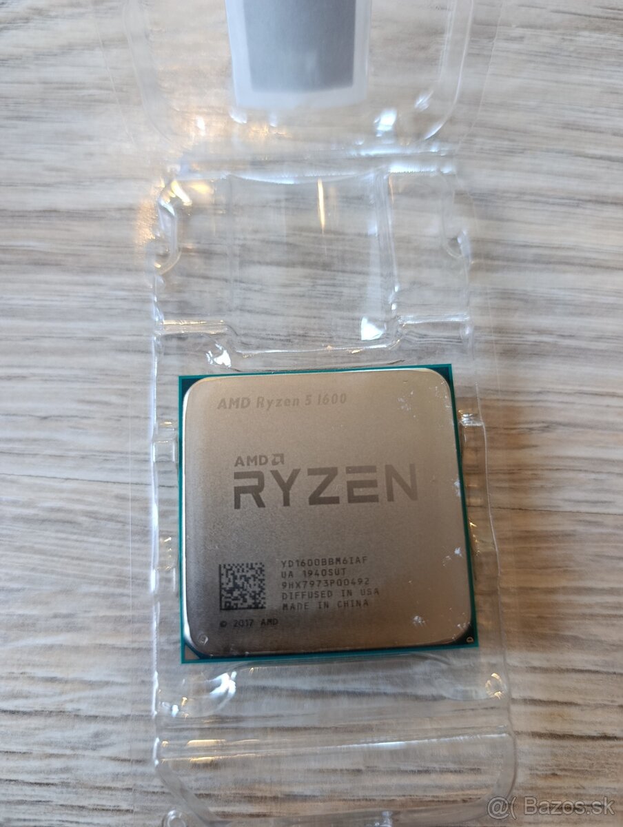 AMD ryzen 5 1600 + chladič - 2
