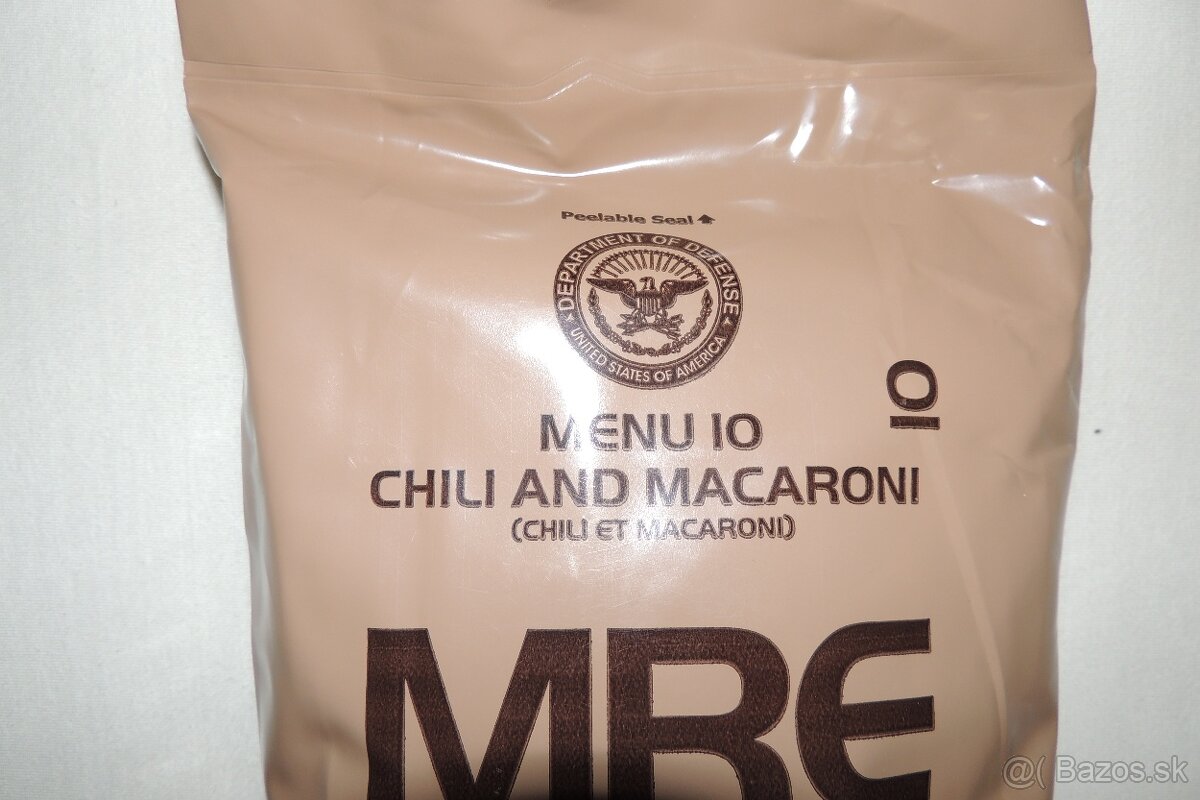 MRE Americkej armády menu 10 - 2