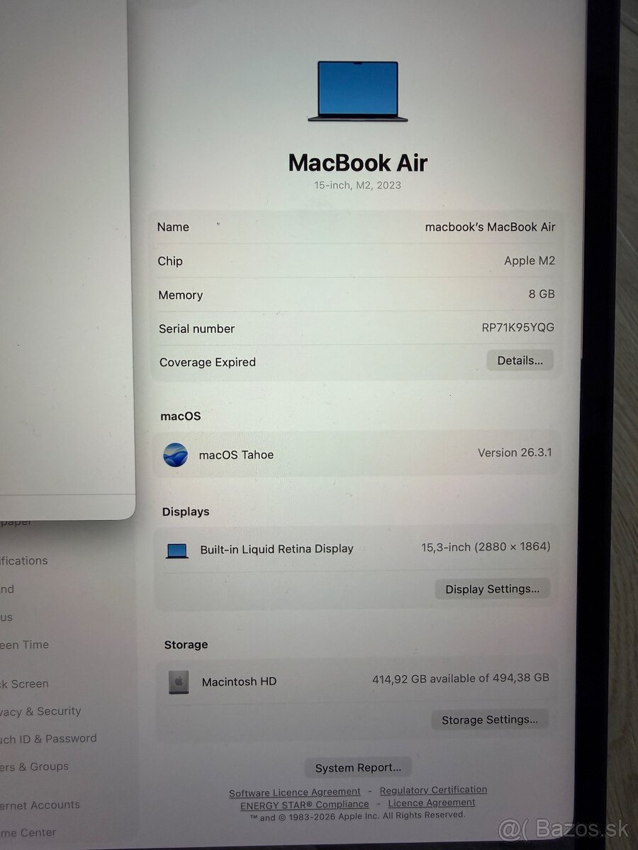 Macbook air m2 - 2