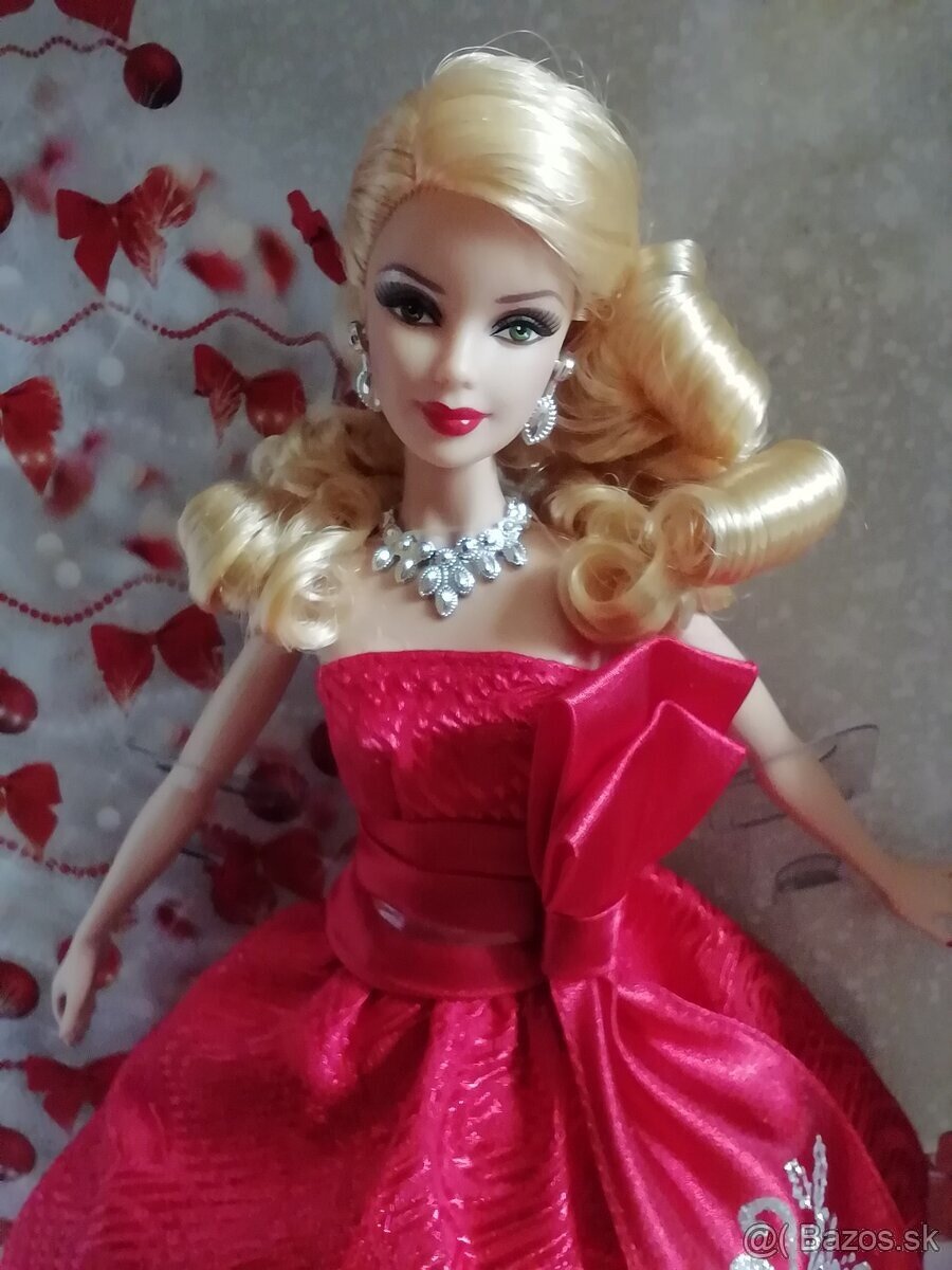Zberatelska Barbie vianocna, - 2