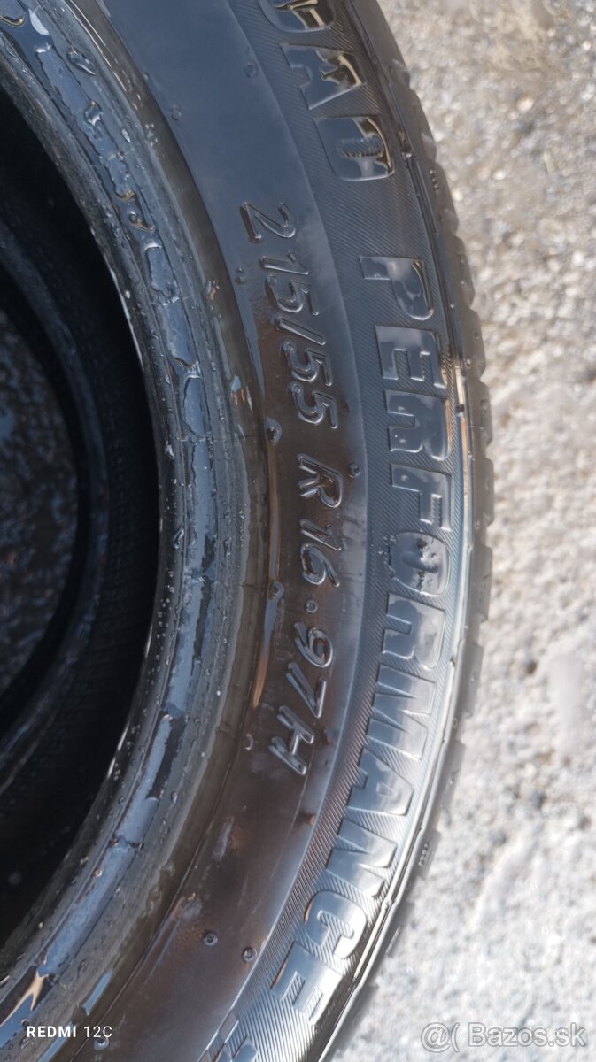 letne pneu 215/55 r16 - 2