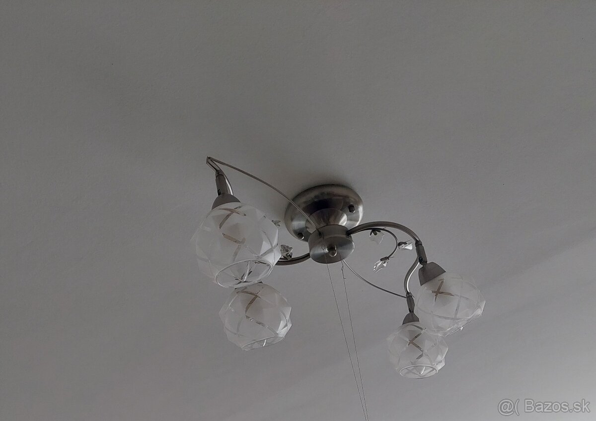 Predám stropný luster vrátane LED žiaroviek - 2
