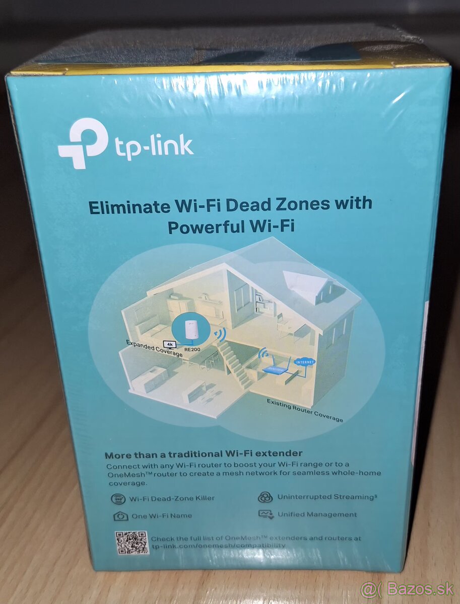 Rozširovač dosahu WiFi AC750 RE200 - 2