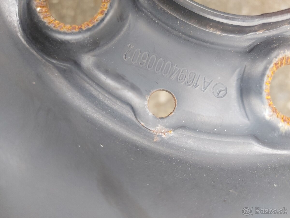 5x112R16 plechove disky Mercedes - 2