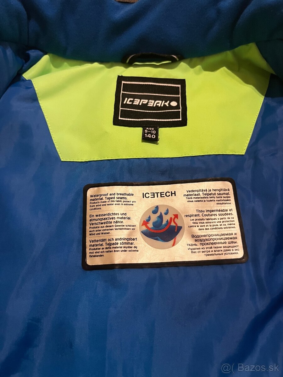 Chlapcenska lyziarska bunda - vek 9-10 rokov - 2