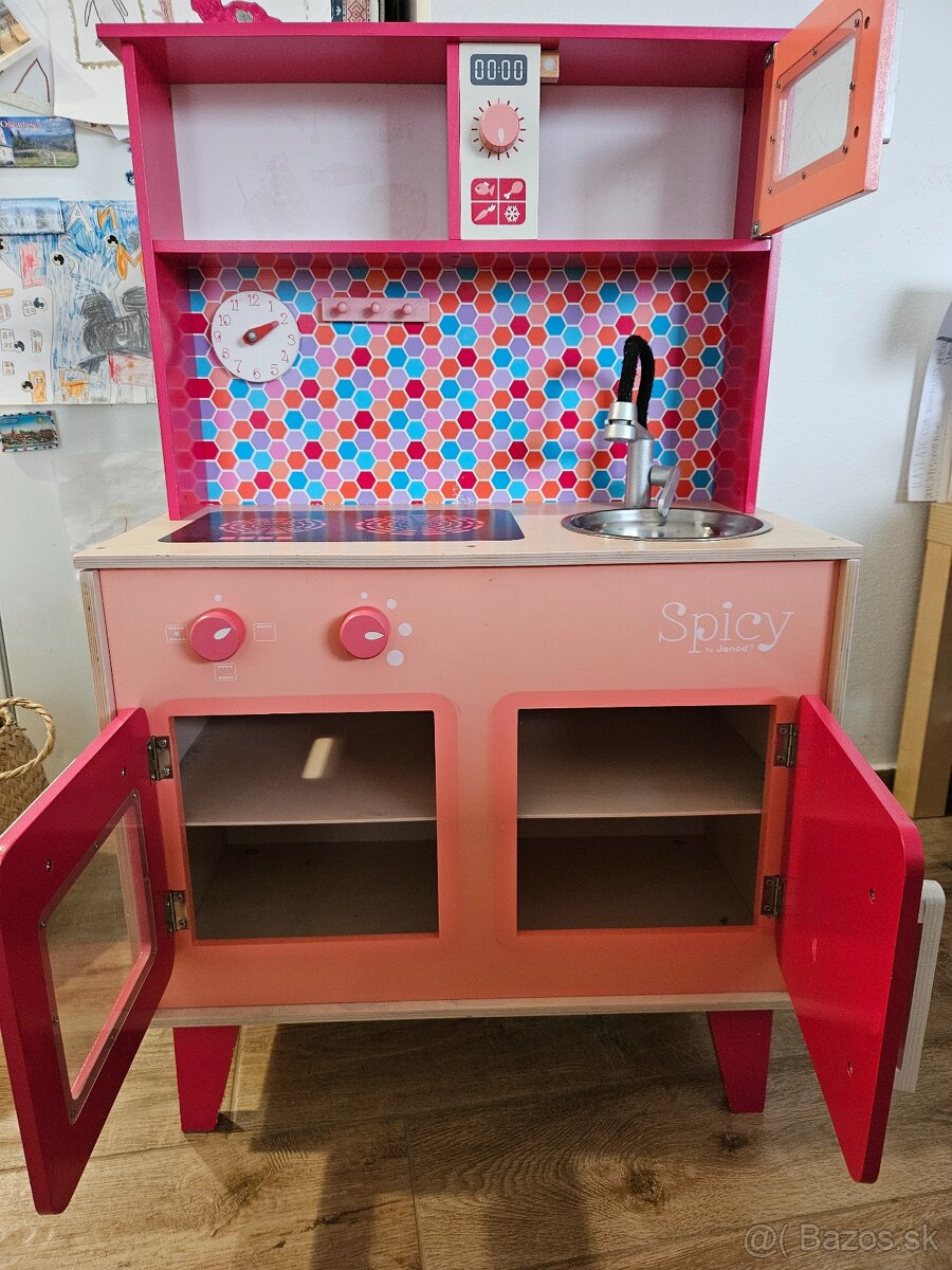 Drevená kuchynka Spicy Cooker Janod - 2