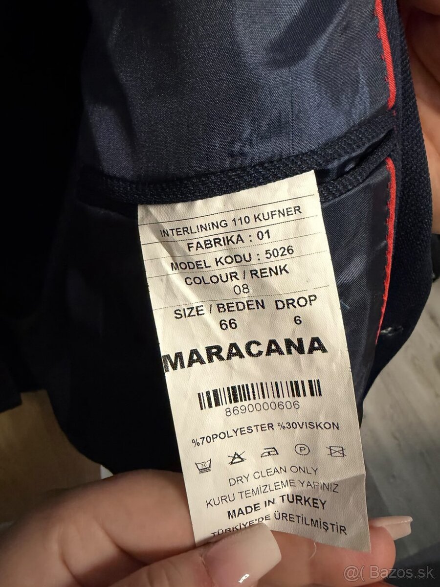 Pánske modré sako - 2