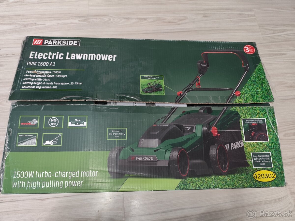 Elektricka kosačka parkside (nová) - 2