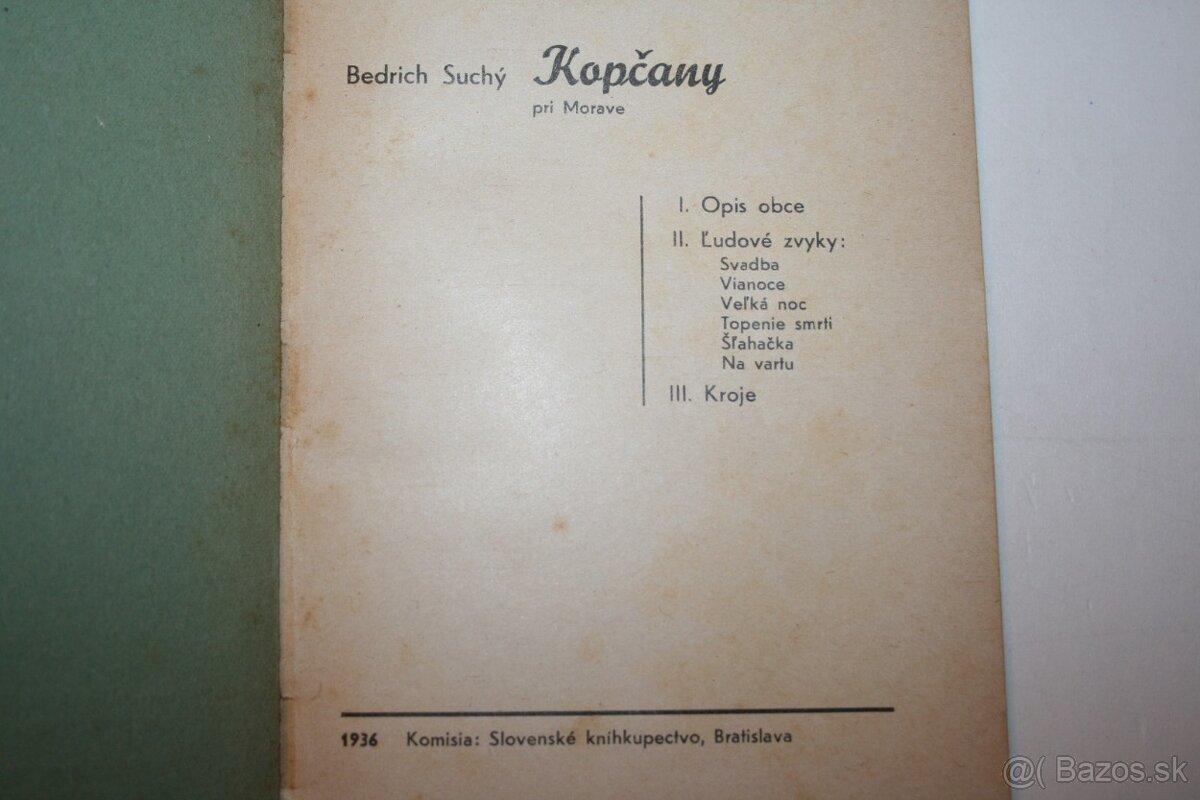 Bedrich Suchý: KOPČANY Pri Morave - 2