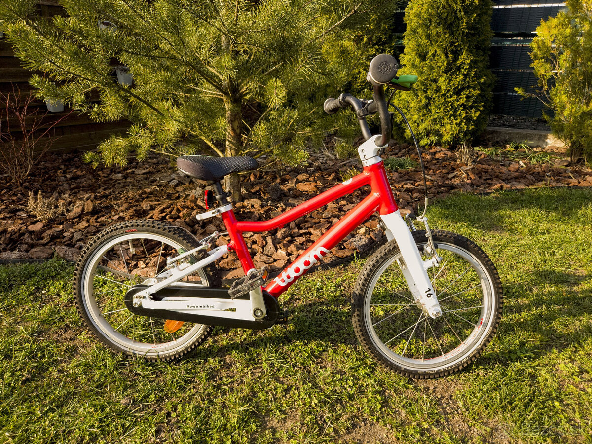 Detský bicykel Woom 3 červený - 2