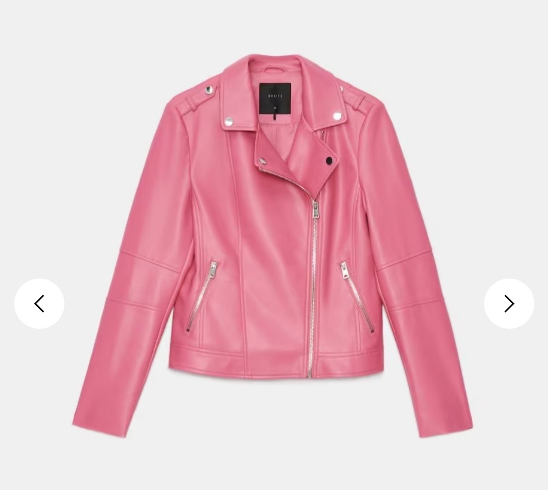 Ružová bunda /kozenka - 2