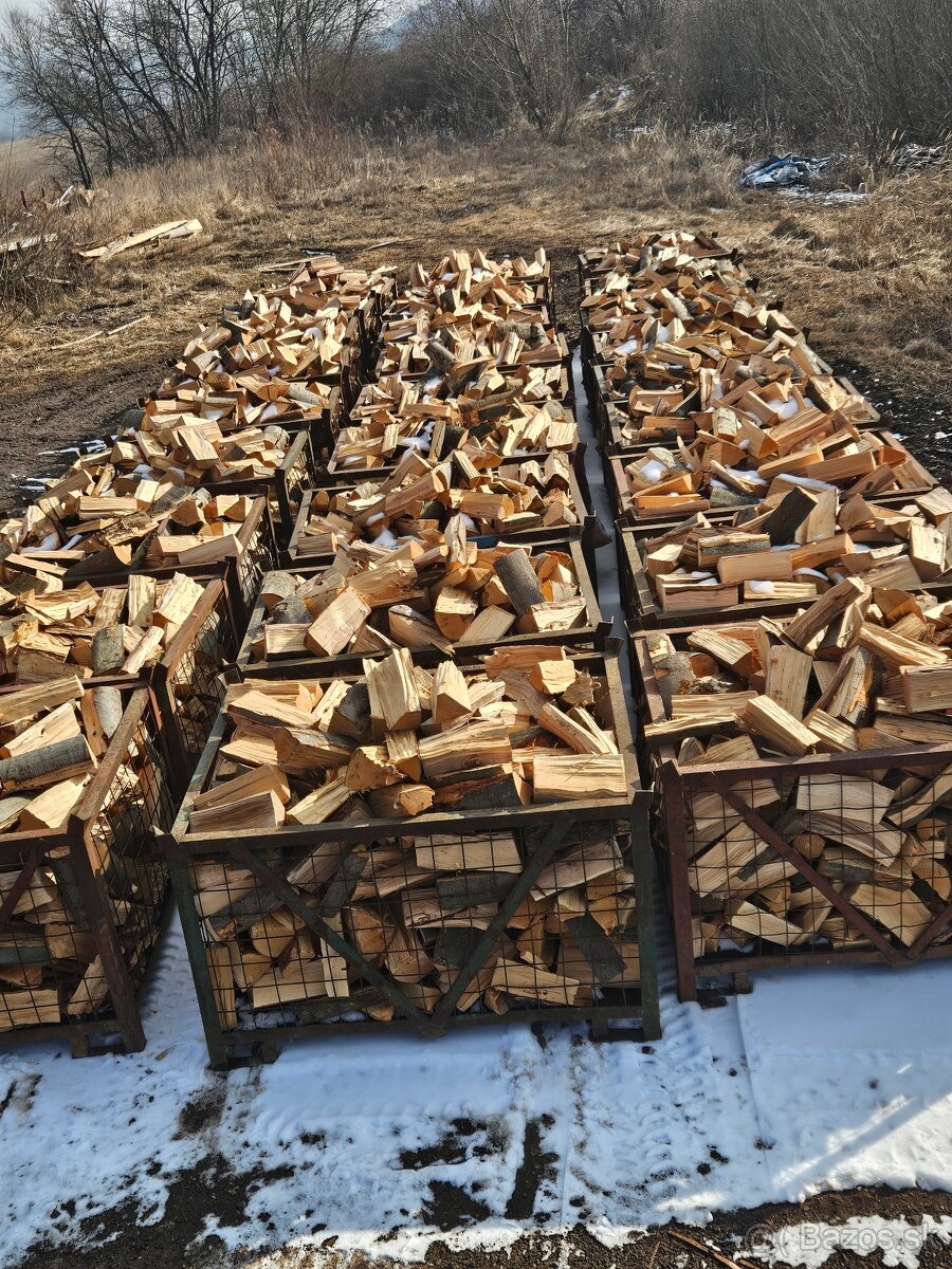 Palivové drevo BUK - štiepané, dĺžka 33 cm - 2