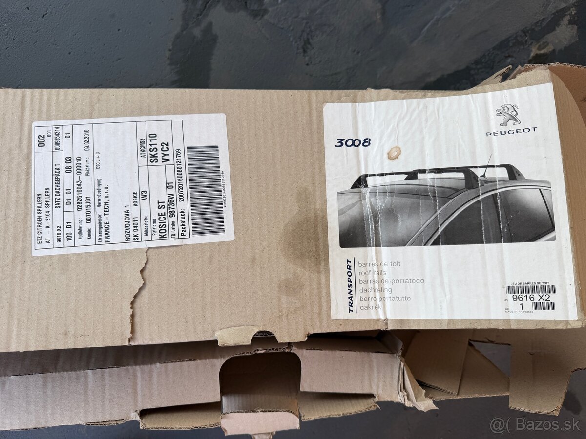 Stresny nosic Peugeot 3008 - 2