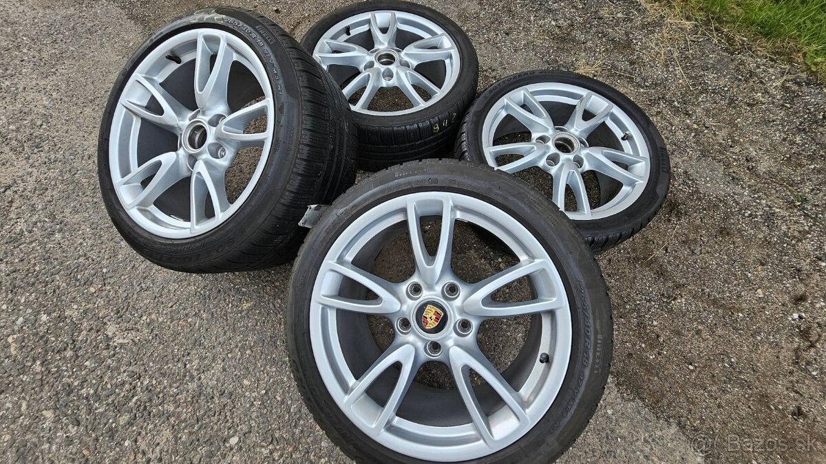 zimní ALU kola originál Porsche 18” – komplet s - 2