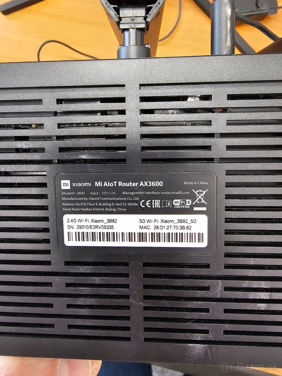 Výkonný WiFi 6 router Xiaomi Mi AIoT AX3600 – skvelý stav, i - 2