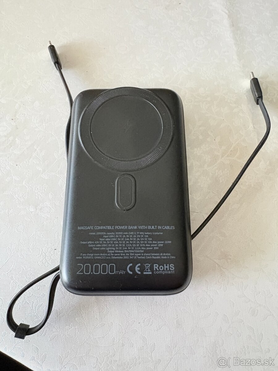 Powerbank Swissten s USB C, magsafe a lightning - 2