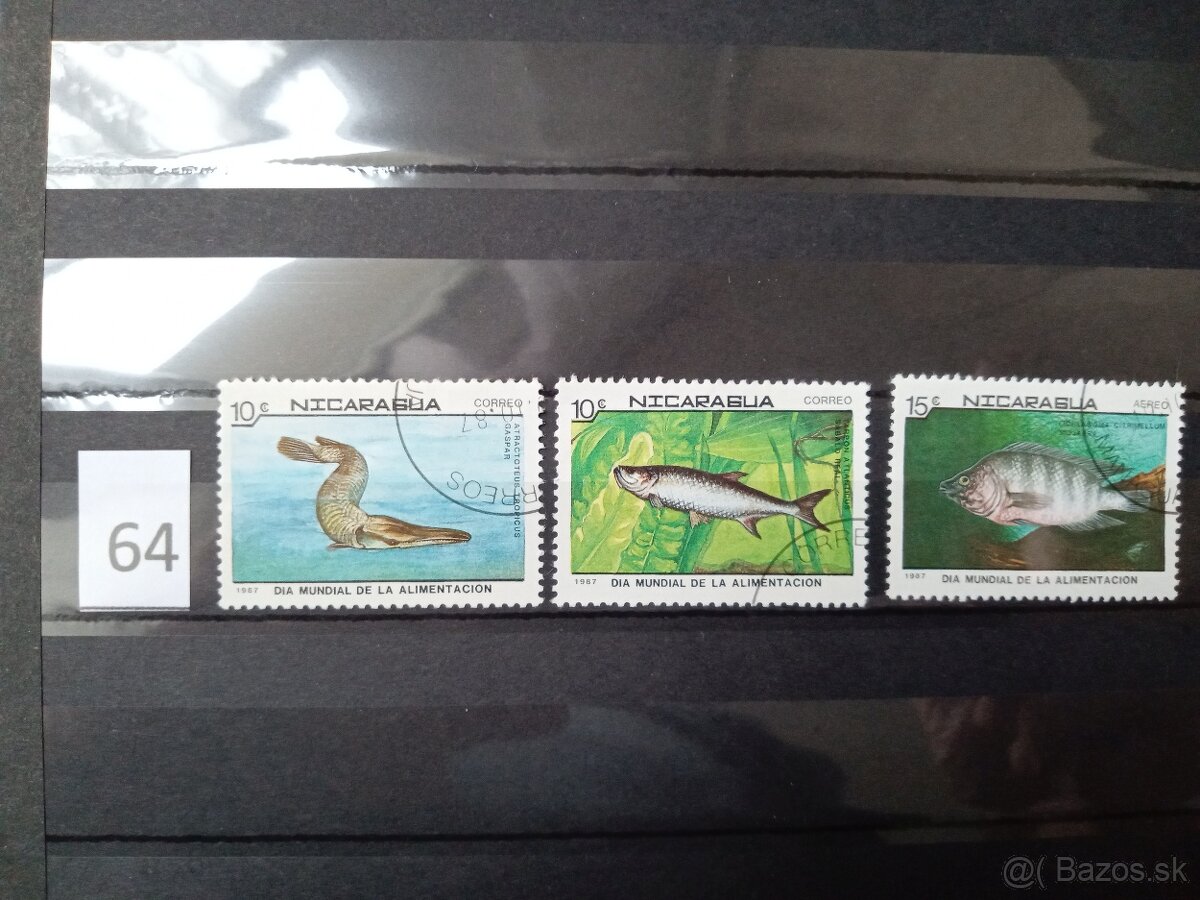 Poštové známky č.494 - AMERIKA a KARIBIK IV. - 19 sérií - 2