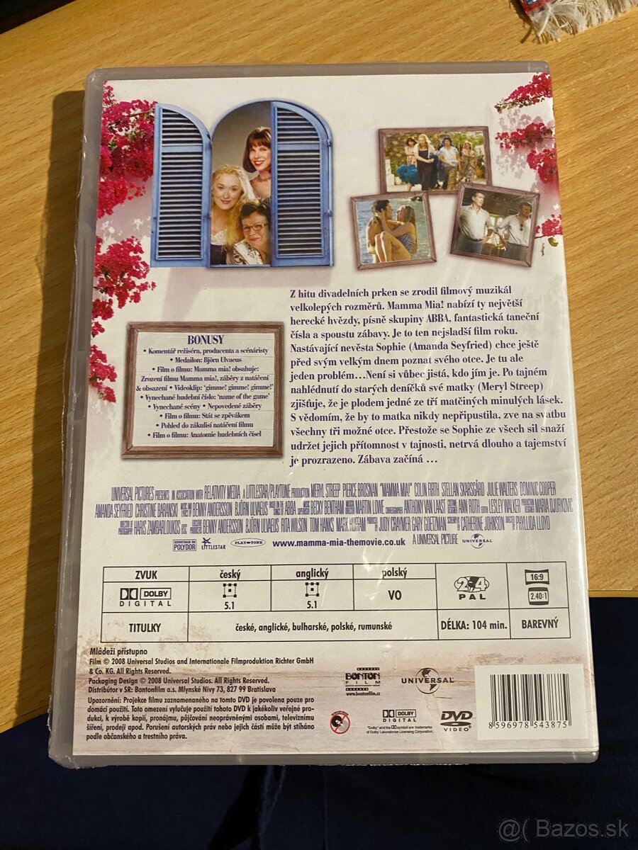 Dvd Mamma Mia (nové, zabalené) - 2