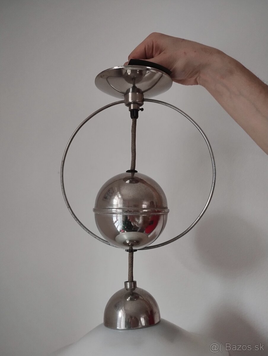 Prodám RETRO starožitný krásný zachovalý lustr z 50 let - 2