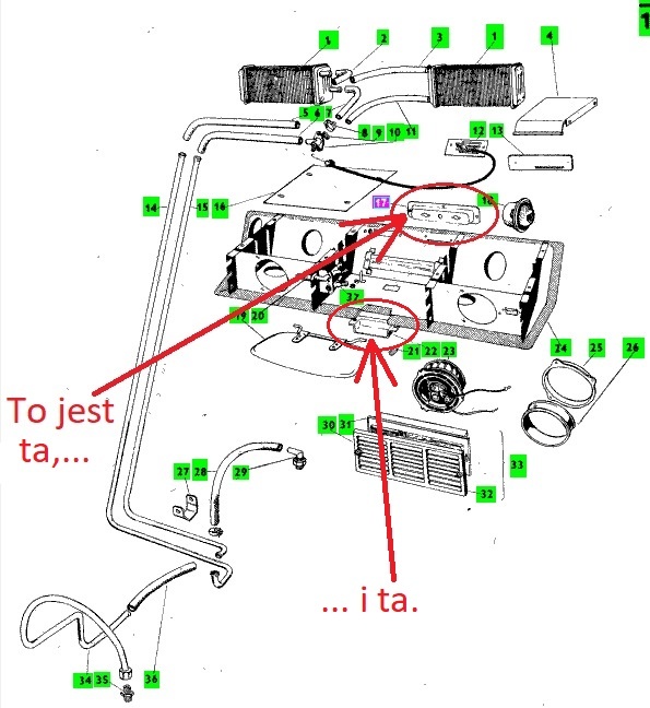 Miska panelu + kryt stierača - 2