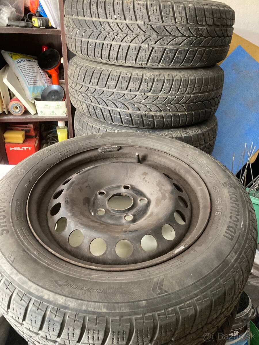 Disky s gumami 195/65 r15 - 2