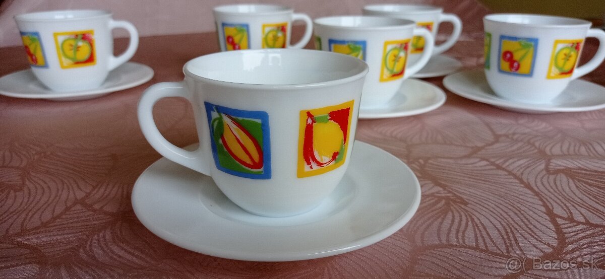 Šálky - sada 6 ks - 2