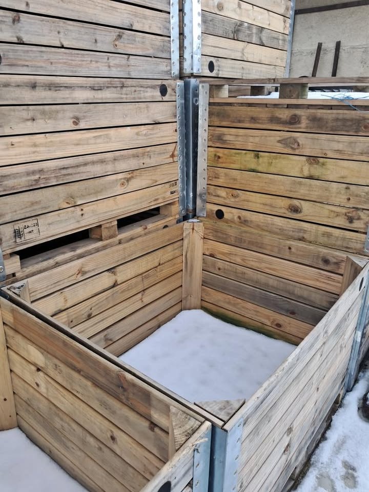 Veľky drevený kôš - 2