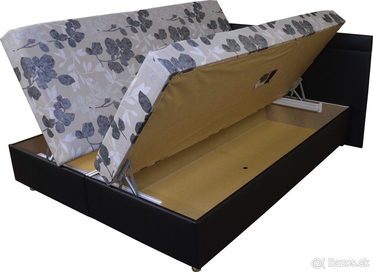 Krásna manželská posteľ, vynikajúci stav - 2