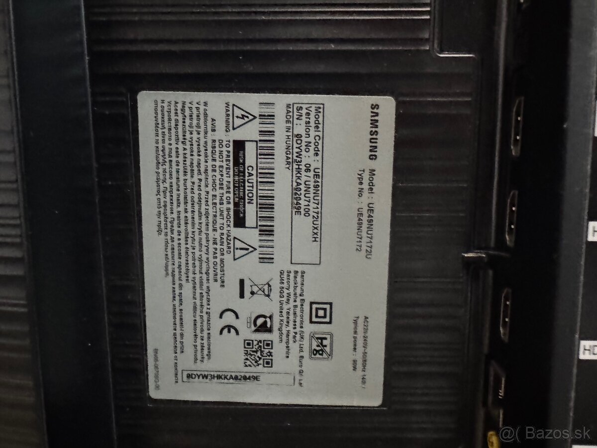 Samsung UE49NU7172UXXH - 2