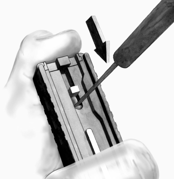 Spona GLOCK clipdraw - 2