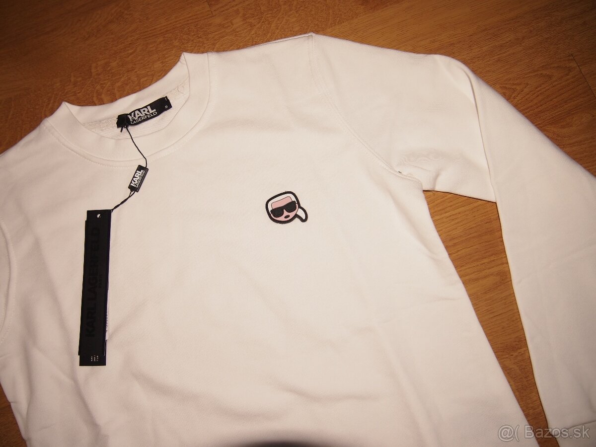 Karl Lagerfeld dámska biela mikina - 2