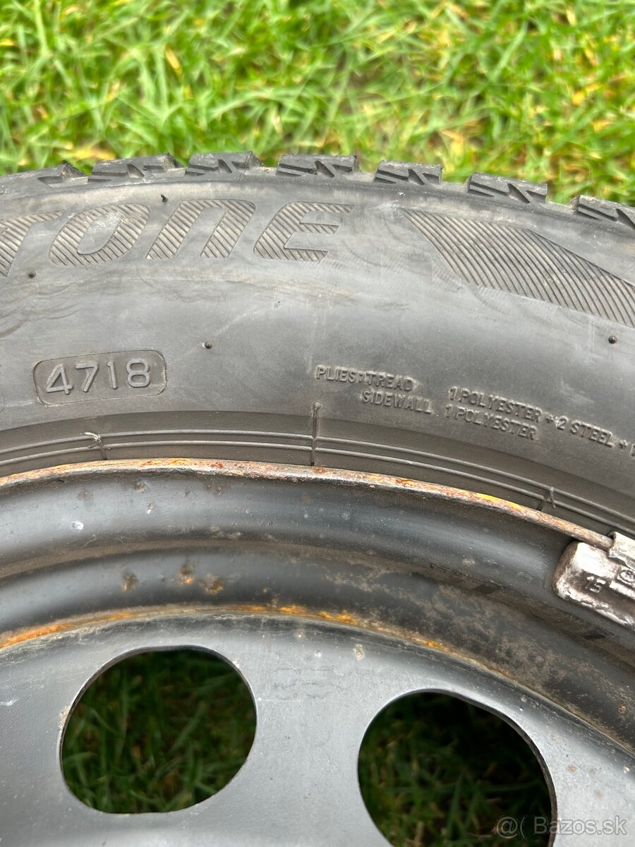 205/55 R16 zimné plechové disky - 2