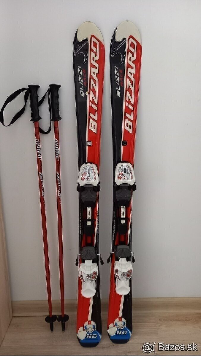 Detske lyze Blizzard 110 cm + lyziarky + palice + prilba - 2