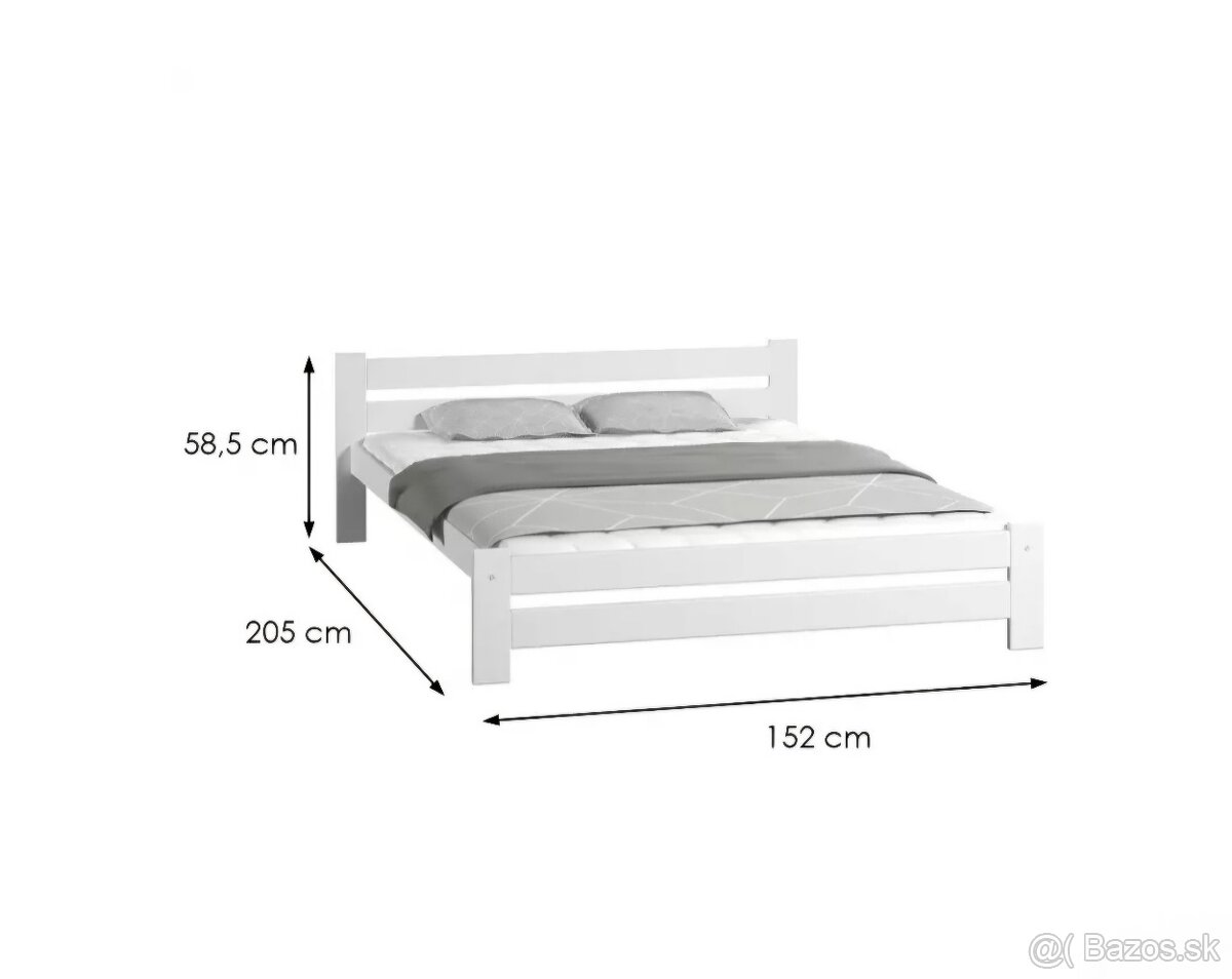 POSTEĽ 140 Biela - 2