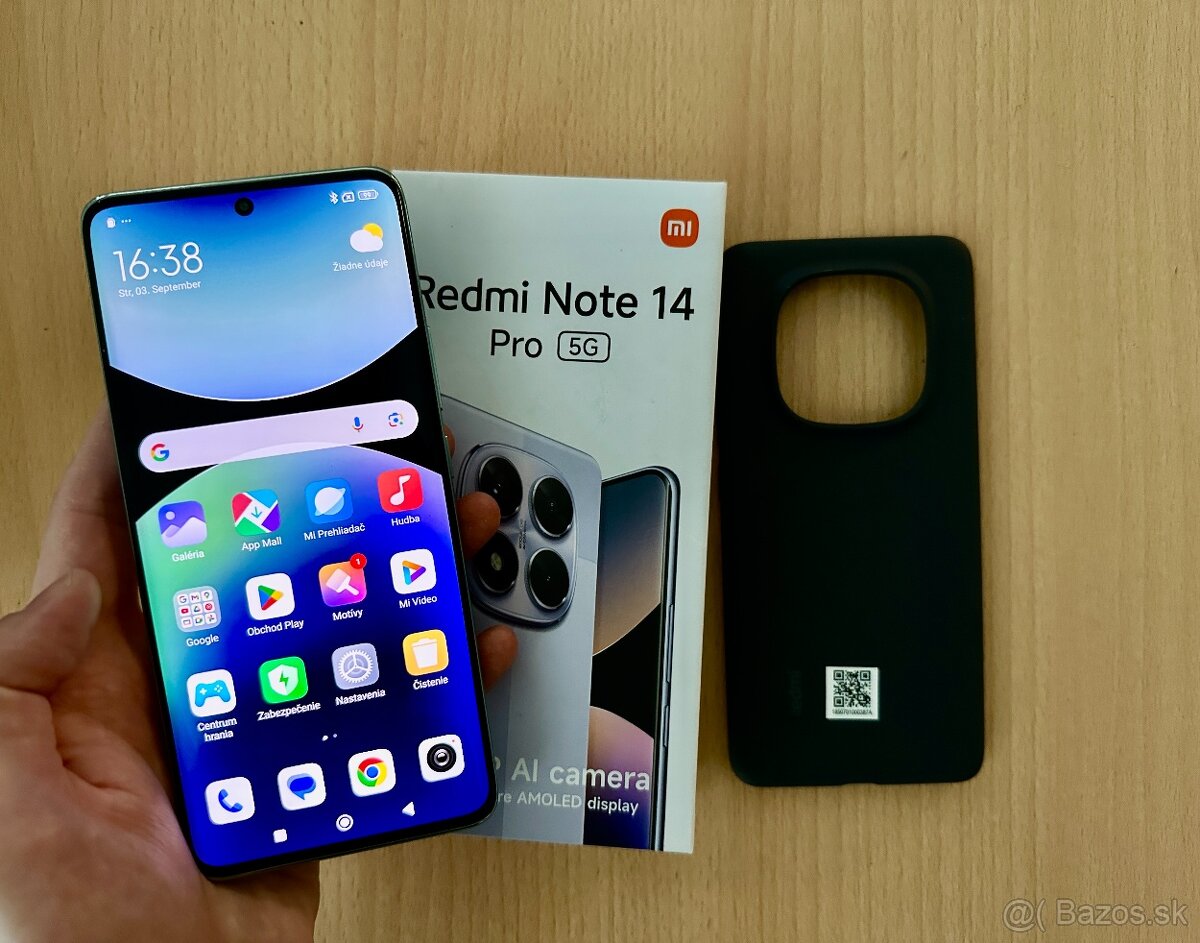 Xiaomi Redmi note 14 PRO 5G, 8GB/256GB zeleny TOP, ZARUKA - 2