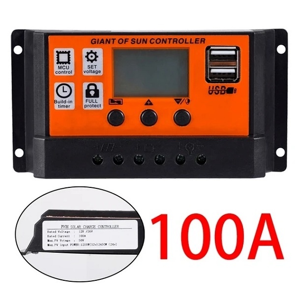 Solarny regulator - 100A - 2