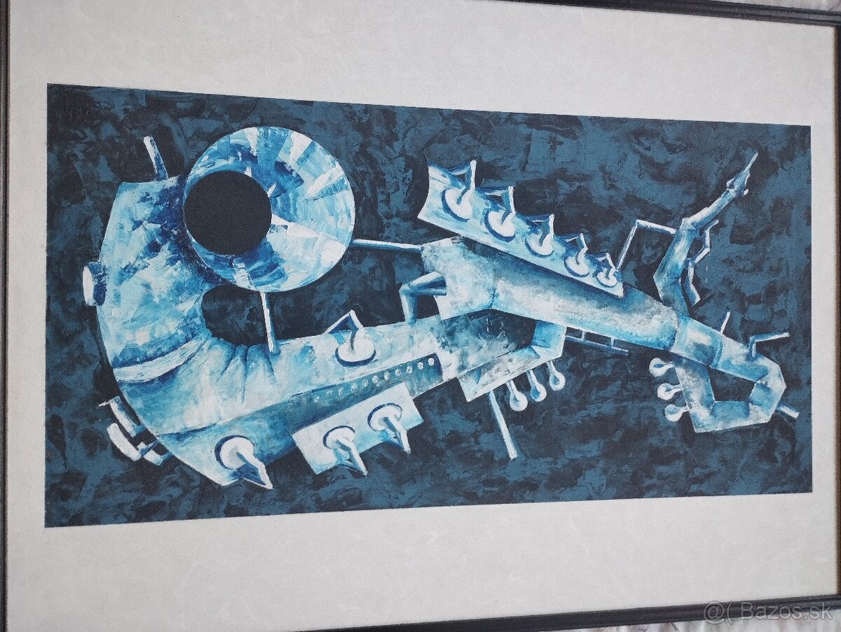 Heher, obraz Saxofón - 2