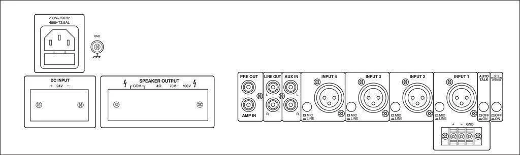 Rackový mix.zosilňovač PA-940 - 2