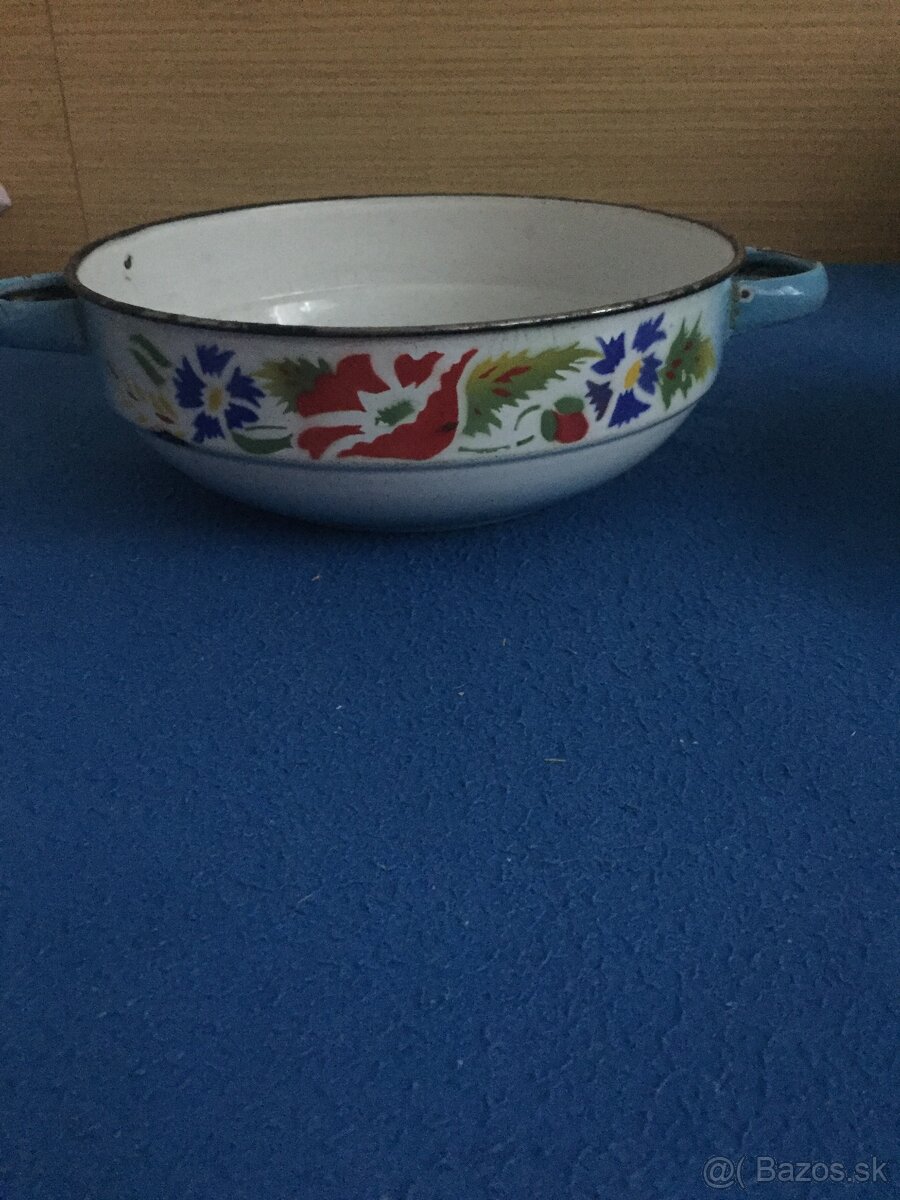 Retro smaltovaná miska. - 2