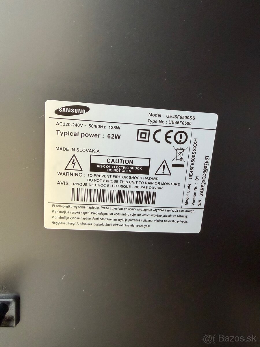 Samsung smart UE46F6500SS - 2