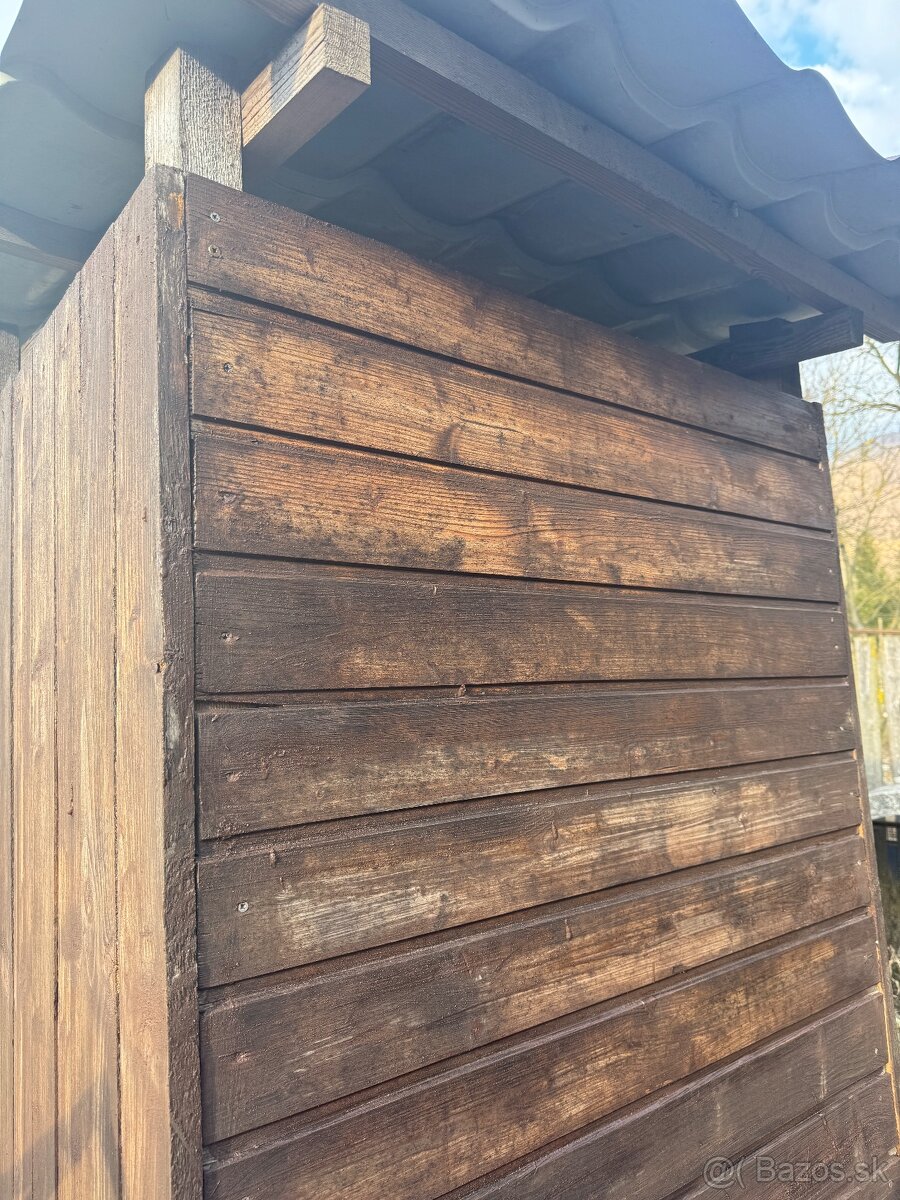 Suché wc, latrína, kadibudka - 2