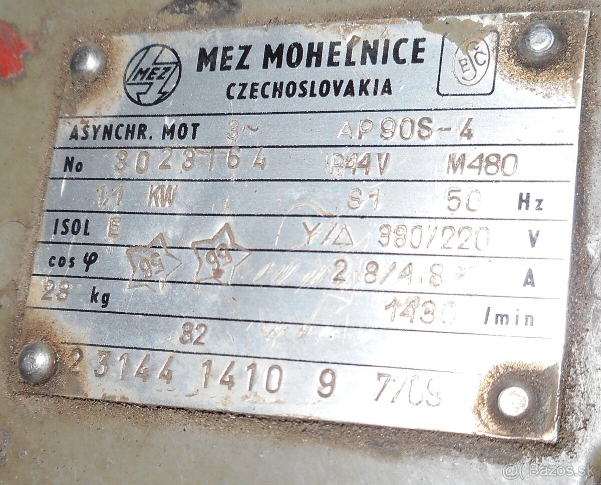 Elektromotor 1,1 kW, 1400 ot - 2