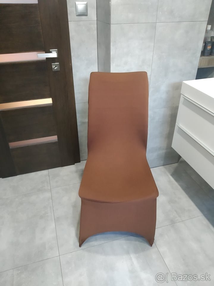Hnedé návleky na stoličky - 2