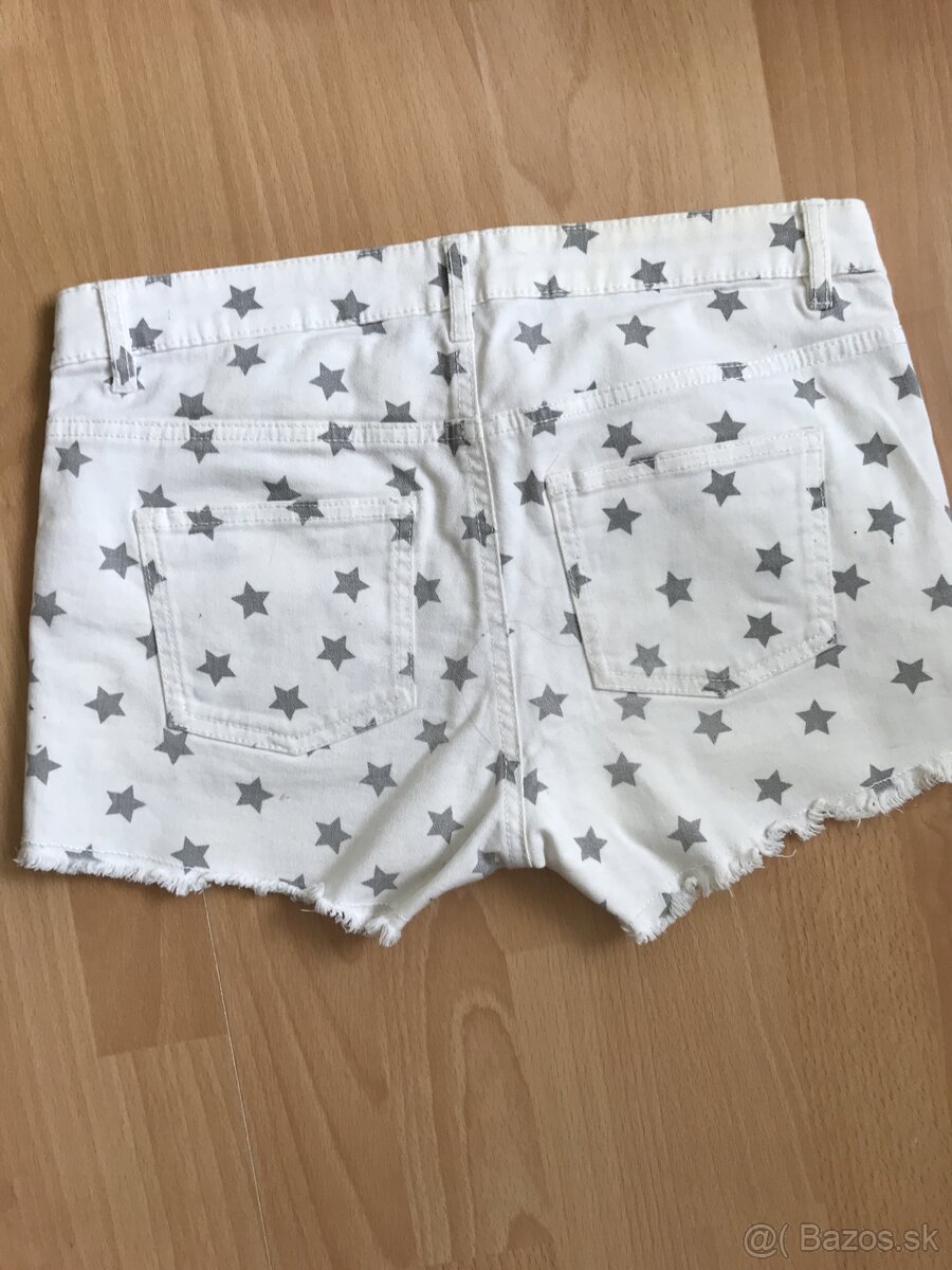 Predám H&M rifľové kraťasy veľkosť 170 a 14+ - 2