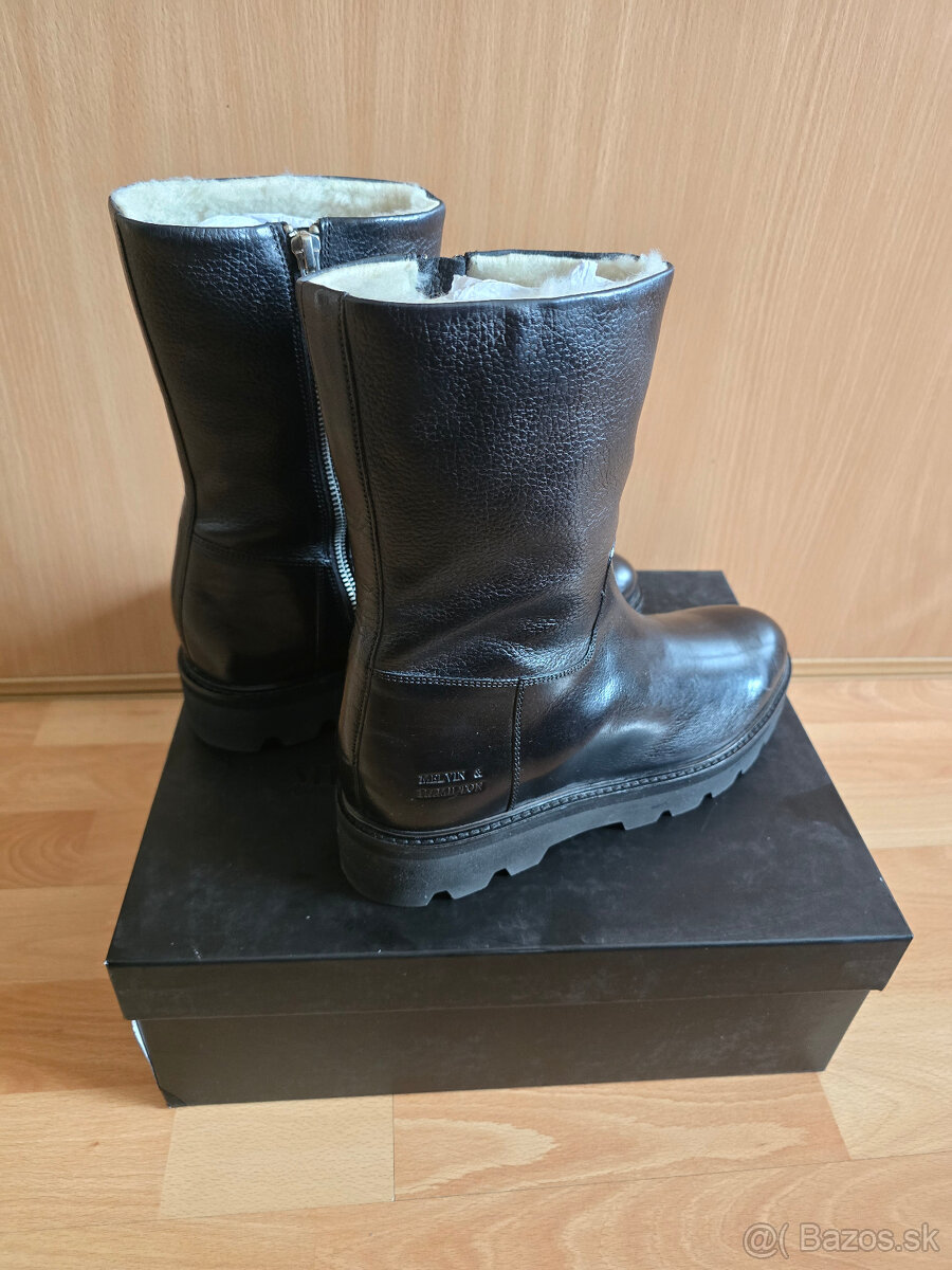 Kozene cizmy damske M&H predam. - 2