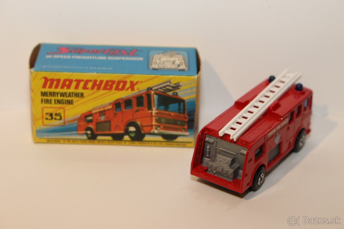 Matchbox SF Merryweather fire engine - 2