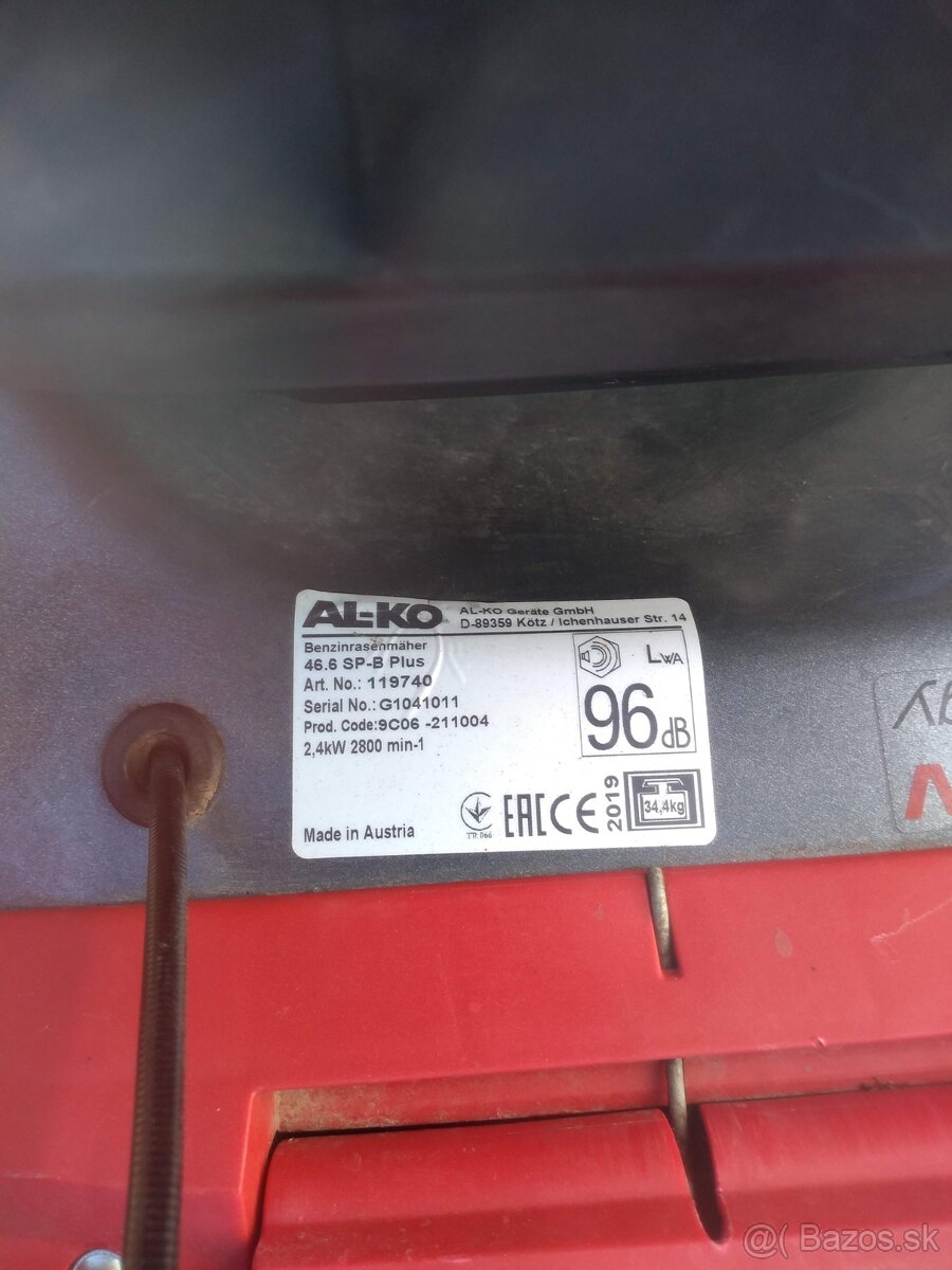 Kosačka Alko - 2