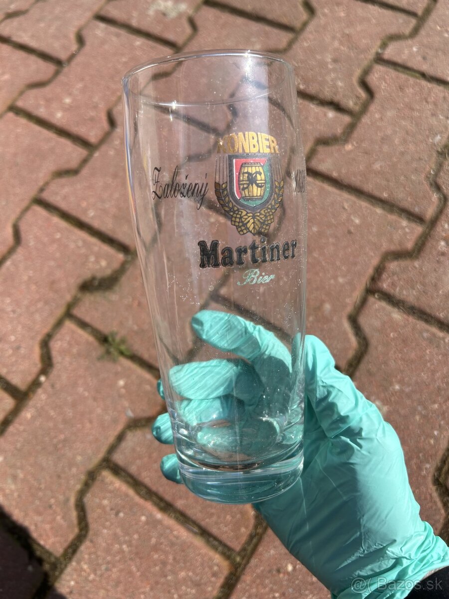 Retro pivne pohare Martiner, 60 ks - 2